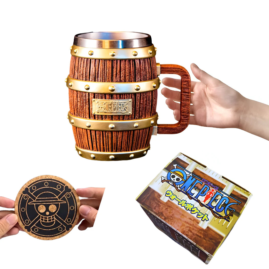 Handcrafted One Piece Barrel Mug - Limited Edition